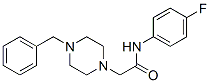 1-PIPERAZINEACETAMIDE, N-(4-FLUOROPHENYL)-4-(PHENYLMETHYL) CAS#: 256943-68-7