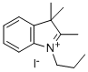 1-PROPYL-2,3,3-TRIMETHYLINDOLIUM IODIDE CAS#: 20205-29-2