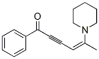 1-Phenyl-5-piperidino-4-hexen-2-yn-1-one CAS#: 29743-43-9