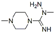 1-Piperazinecarboximidicacid,N-methyl-,1-methylhydrazide(9CI) CAS#: 214056-00-5