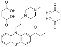 1-Propanone, 1-(10-(3-(4-methyl-1-piperazinyl)propyl)phenothiazin-2-yl )-, dimaleate CAS#: 108670-13-9