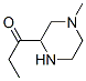 1-Propanone, 1-(4-methyl-2-piperazinyl)- CAS#: 224189-09-7