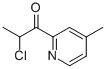 1-Propanone, 2-chloro-1-(4-methyl-2-pyridinyl)- (9CI) CAS#: 289469-59-6