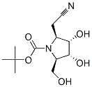 1-Pyrrolidinecarboxylic acid, 2-(cyanomethyl)-3,4-dihydroxy-5-(hydroxymethyl)-, 1,1-dimethylethyl ester, (2S,3S,4R,5R)- CAS#: 222631-23-4