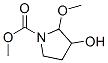1-Pyrrolidinecarboxylic acid, 3-hydroxy-2-methoxy-, methyl ester CAS#: 208648-94-6