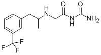1-(alpha-Methyl-m-trifluoromethylphenethylamino)acetylurea CAS#: 29485-14-1