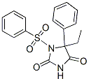 1-benzenesulfonyl-5-ethyl-5-phenylhydantoin CAS#: 21413-25-2