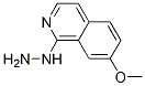 1-hydrazino-7-methoxyisoquinoline CAS#: 27187-10-6