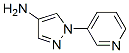 1-pyridin-3-ylpyrazol-4-amine CAS#: 28466-00-4