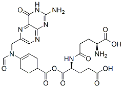 10-formyltetrahydropteroyl-gamma-glutamylglutamic acid CAS#: 29552-62-3