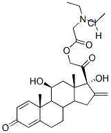 (11beta)-11,17-dihydroxy-16-methylene-3,20-dioxopregna-1,4-dien-21-yl N,N-diethylaminoacetate hydrochloride CAS#: 22887-42-9