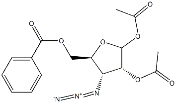 1,2-Di-O-acetyl-3-azido-3-deoxy-5-O-benzoyl-D-ribofuranose CAS#: 215176-56-0