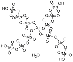 12-MOLYBDOSILICIC ACID HYDRATE CAS#: 11089-20-6