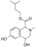 1,2,3,4-Tetrahydro-4,6-dihydroxy-2-methyl-1-isoquinolinecarboxylic acid isopentyl ester CAS#: 23824-29-5