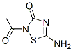 1,2,4-Thiadiazol-3(2H)-one, 2-acetyl-5-amino- (9CI) CAS#: 220966-98-3