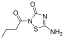 1,2,4-Thiadiazol-3(2H)-one, 5-amino-2-(1-oxobutyl)- CAS#: 220966-99-4