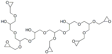 1,27-bis(oxiranyl)-8,16,24-tris(oxiranylmethoxy)-2,6,10,14,18,22,26-heptaoxaheptacosane-4,12,20-triol CAS#: 101377-33-7