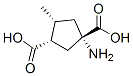 1,3-Cyclopentanedicarboxylicacid,1-amino-4-methyl-,(1S,3S,4R)-(9CI) CAS#: 207983-52-6