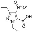 1,3-DIETHYL-4-NITRO-1H-PYRAZOLE-5-CARBOXYLIC ACID CAS#: 26308-44-1