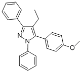 1,3-DIPHENYL-4-ETHYL-5-(4-METHOXYPHENYL)-1H-PYRAZOLE CAS#: 289725-89-9