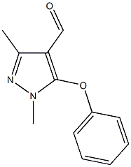 1,3-Dimethyl-5-phenoxy-1H-pyrazole-4-carboxaldehyde CAS#: 109925-10-2