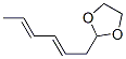 1,3-Dioxolane, 2-(2,4-hexadienyl)- (8CI,9CI) CAS#: 22076-48-8
