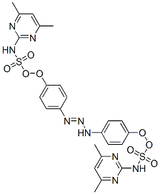 1,3-di-(4(N-(4,6-dimethyl-2-pyrimidinyl))sulfamoylphenyl)triazene CAS#: 110505-56-1