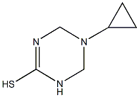 1,3,5-Triazine-2(1H)-thione,5-cyclopropyltetrahydro-(9CI) CAS#: 218929-47-6