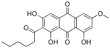 1,3,8-Trihydroxy-6-methoxy-2-(1-oxohexyl)-9,10-anthraquinone CAS#: 10210-21-6