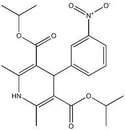 1,4-Dihydro-2,6-dimethyl-4-(3-nitrophenyl)-3,5-pyridinedicarboxylic acid bis(1-methylethyl) ester CAS#: 21881-78-7
