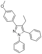 1,5-DIPHENYL-4-ETHYL-3-(4-METHOXYPHENYL)-1H-PYRAZOLE CAS#: 289725-88-8