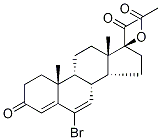 6-BroMo-6-dehydro-17α-acetoxy Progesterone CAS#: 15251-04-4