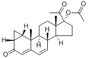 17-Hydroxy-1a,2a-methylenepregna-4,6-diene-3,20-dione acetate CAS#: 2701-50-0