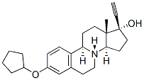 (17R)-3-(Cyclopentyloxy)-8-aza-19-norpregna-1,3,5(10)-trien-20-yn-17-ol CAS#: 29199-51-7