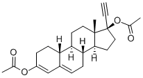19-Nor-17-alpha-pregna-3,5-dien-20-yne-3,17-diol, diacetate CAS#: 2205-78-9