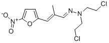 α-Methyl-5-nitro-2-furanacrylaldehyde bis(2-chloroethyl)hydrazone CAS#: 19819-41-1