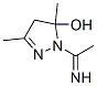 1H-Pyrazol-5-ol, 4,5-dihydro-1-(1-iminoethyl)-3,5-dimethyl- CAS#: 210043-27-9