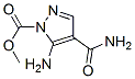 1H-Pyrazole-1-carboxylic acid, 5-amino-4-(aminocarbonyl)-, methyl ester CAS#: 220131-61-3