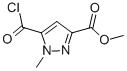 1H-Pyrazole-3-carboxylic acid, 5-(chlorocarbonyl)-1-methyl-, methyl ester (9CI) CAS#: 203792-49-8