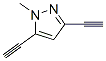 1H-Pyrazole, 3,5-diethynyl-1-methyl- (9CI) CAS#: 20668-15-9