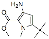 1H-Pyrrole-2-carboxylicacid,3-amino-5-(1,1-dimethylethyl)-1-methyl-,methyl CAS#: 216574-70-8