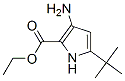 1H-Pyrrole-2-carboxylicacid,3-amino-5-(1,1-dimethylethyl)-,ethylester(9CI) CAS#: 237435-98-2
