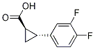 (1R,2R)-2-(3,4-difluorophenyl)cyclopropanecarboxylic acid CAS#: 220352-36-3
