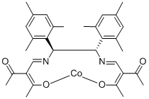 (1S,2S)-N,N'-BIS(2-ACETYL-3-OXO-2-BUTENYLIDENE)-1,2-DIMESITYLETHYLENEDIAMINATO COBALT(II) CAS#: 259259-80-8