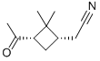 (1S,3S)-3-ACETYL-2,2-DIMETHYLCYCLOBUTANE ACETONITRILE CAS#: 28353-00-6