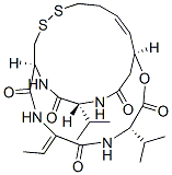 (1S,4Z,7S,10S,11E,20R)-4-ethylidene-7,20-dipropan-2-yl-9-oxa-15,16-dit hia-3,6,18,21-tetrazabicyclo[8.7.6]tricos-11-ene-2,5,8,19,22-pentone CAS#: 128517-07-7