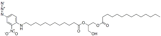 2-(12-(N-(4-azido-2-nitrophenyl))aminododecanoyl)-1-myristoylglycerol CAS#: 107141-10-6