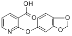 2-(1,3-BENZODIOXOL-5-YLOXY)NICOTINIC ACID CAS#: 214758-41-5