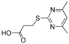 2-(2-CARBOXYETHYL)THIO-4,6-DIMETHYLPYRIMIDINE CAS#: 247225-29-2