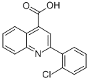 2-(2-CHLOROPHENYL)-4-QUINOLINECARBOXYLIC ACID CAS#: 20389-09-7